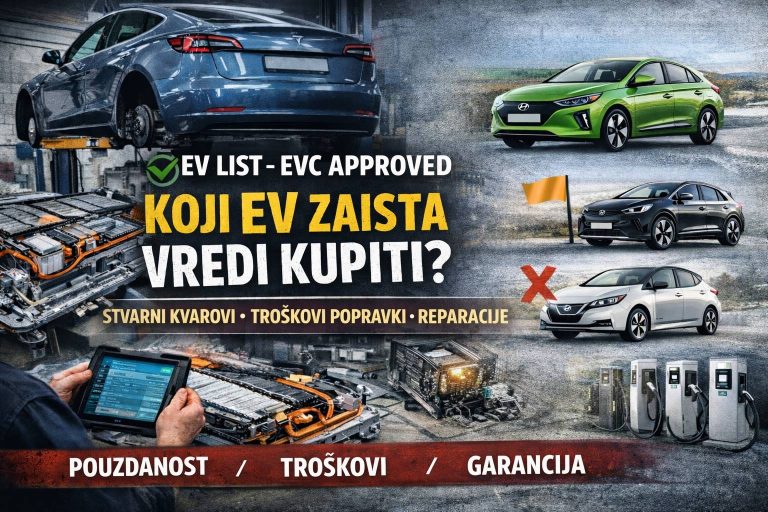 TOP EV Automobili